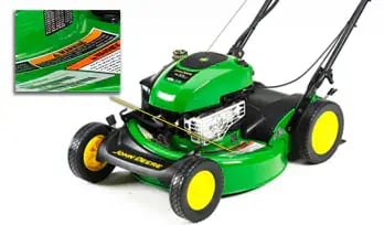 John Deere Push Mower Serial Number Location