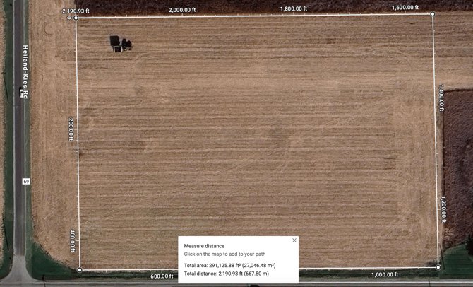 Measure Distance Google Maps View Results Koenig Equipment