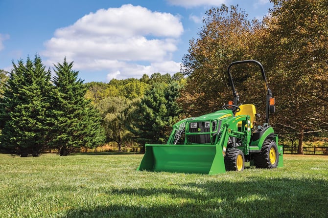 John Deere Front Loader cubic ft