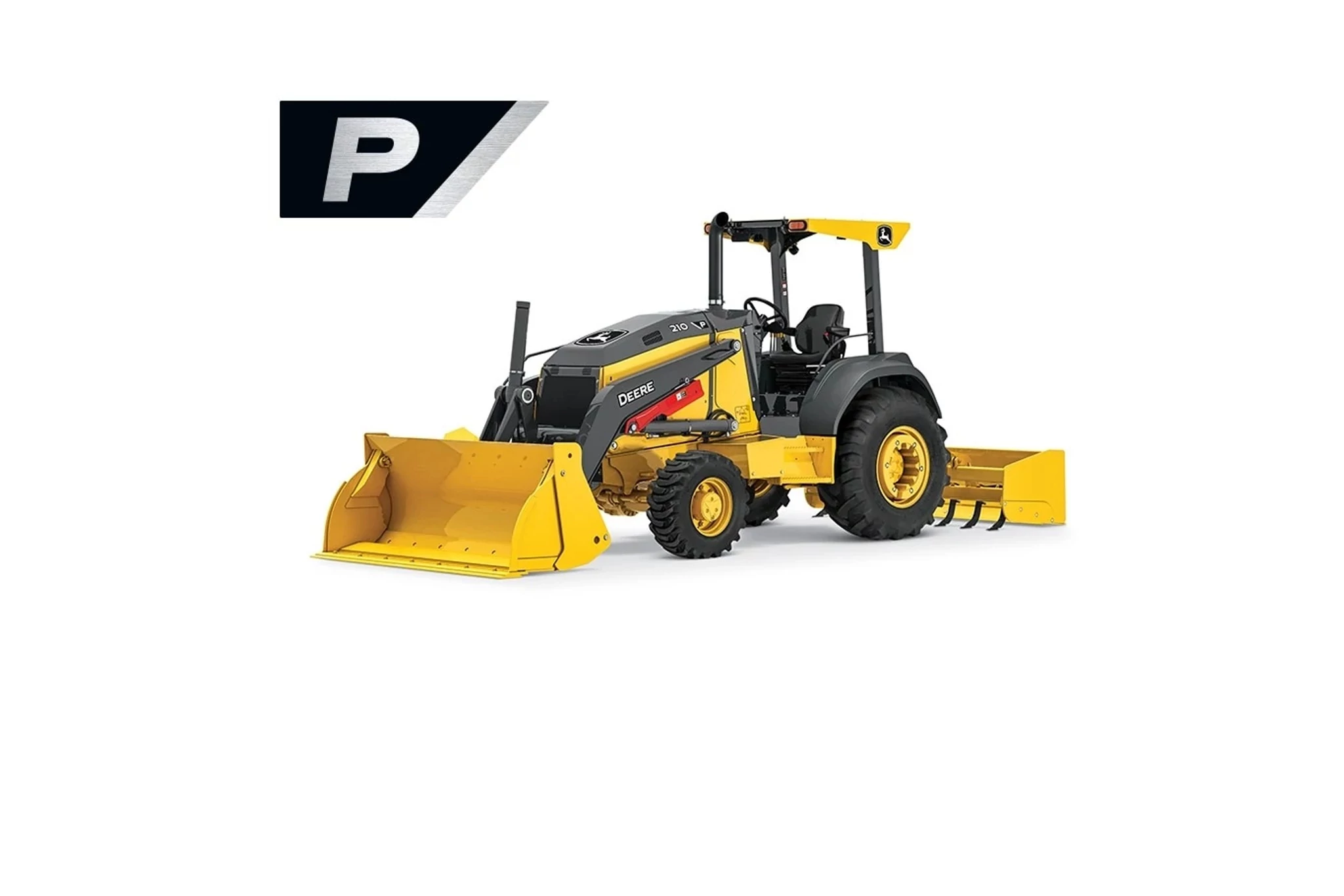 Front left studio view of 210 P-Tier Tractor Loader