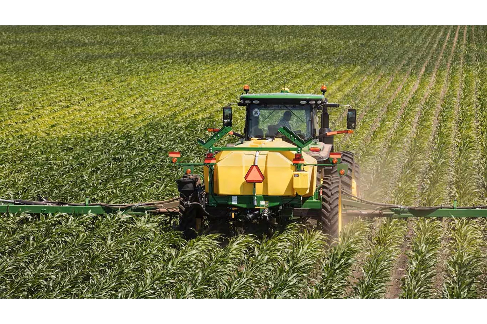 2530L Nutrient Applicator applying nutrients to a field