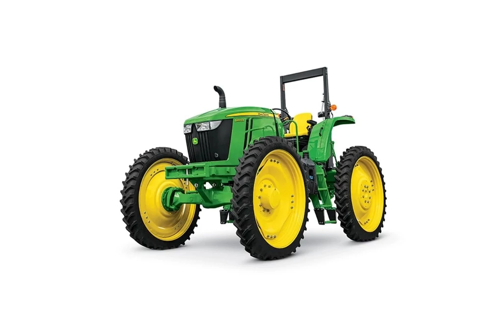 Studio image with a front left view of a 6120EH Specialty Tractor