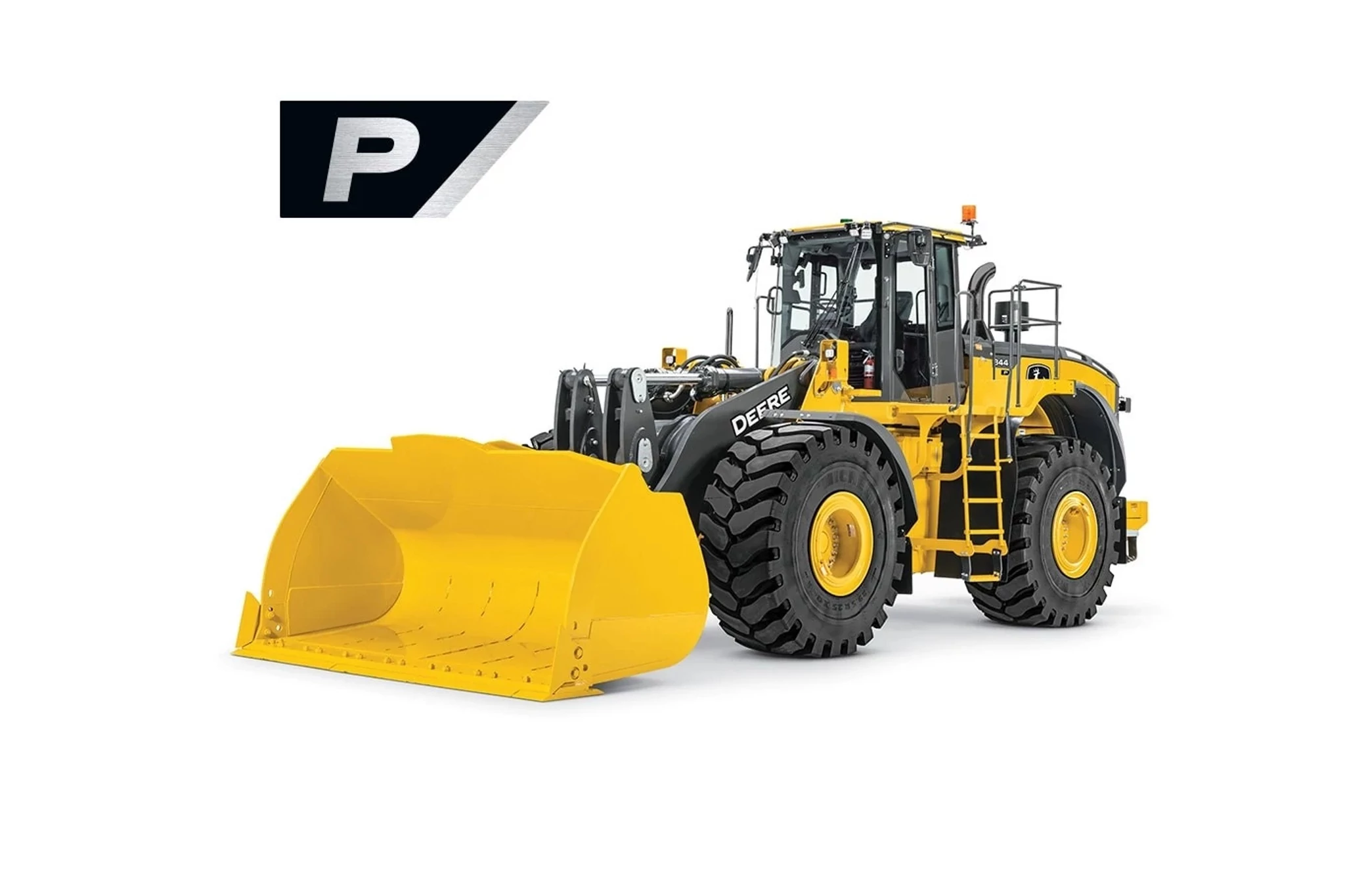 844 P-Tier Wheel Loader front left angle