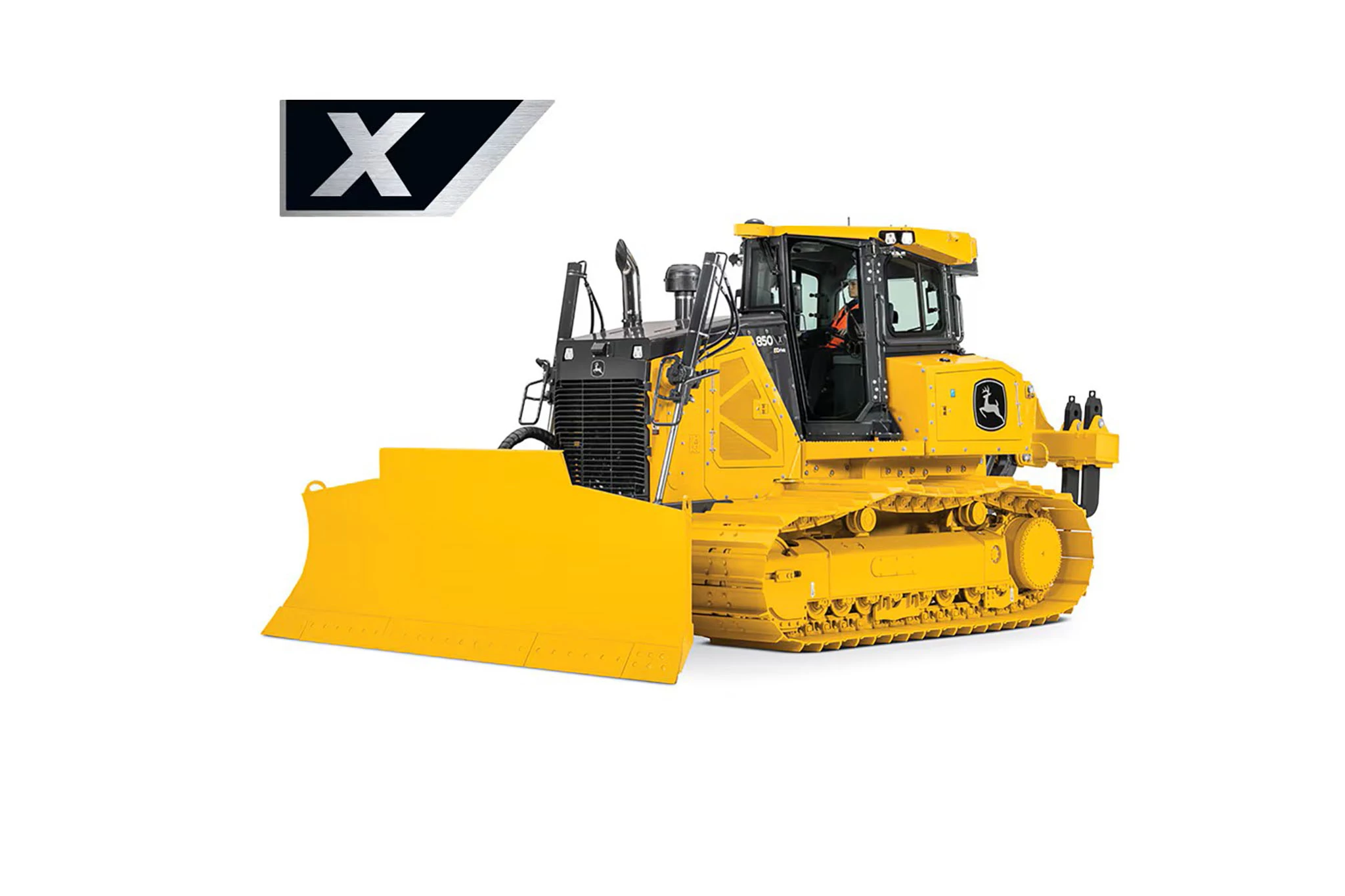 850 X-Tier E-Drive Dozer front left angle