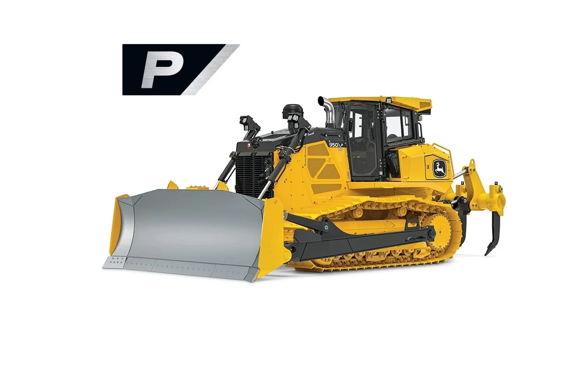 Studio image with a front left view of a 950P-Tier Large Dozer