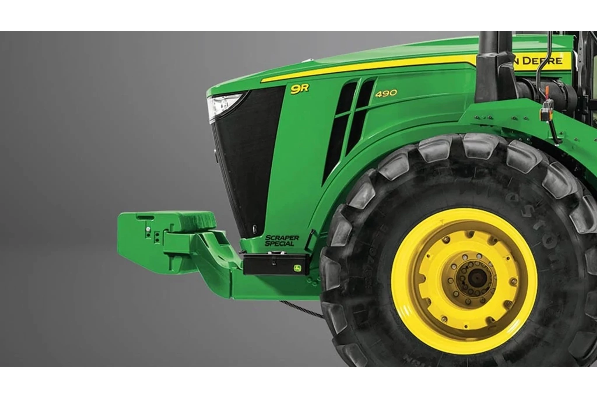 9R 490 Scraper Special side view