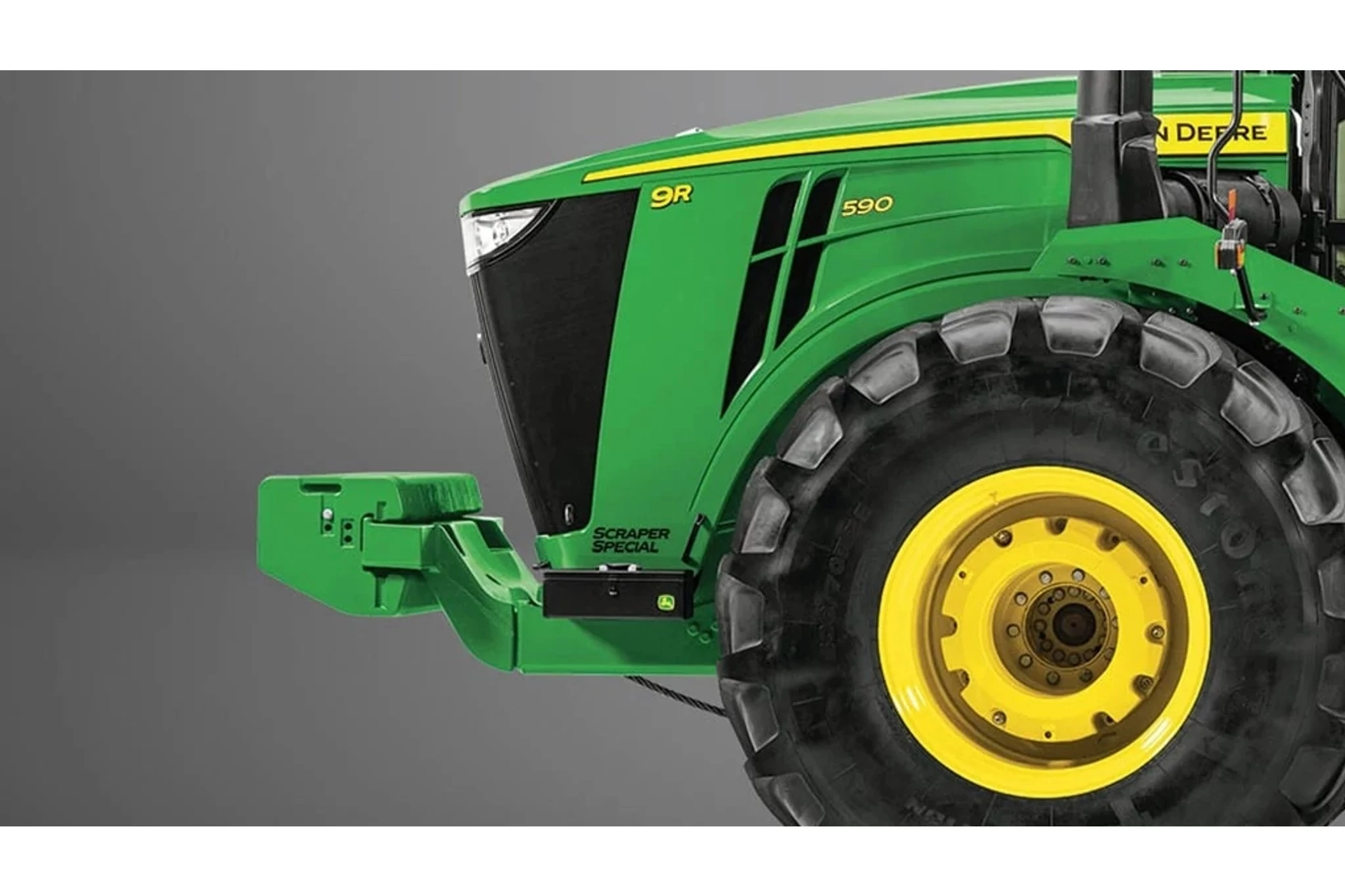 9R 590 Scraper Special side view