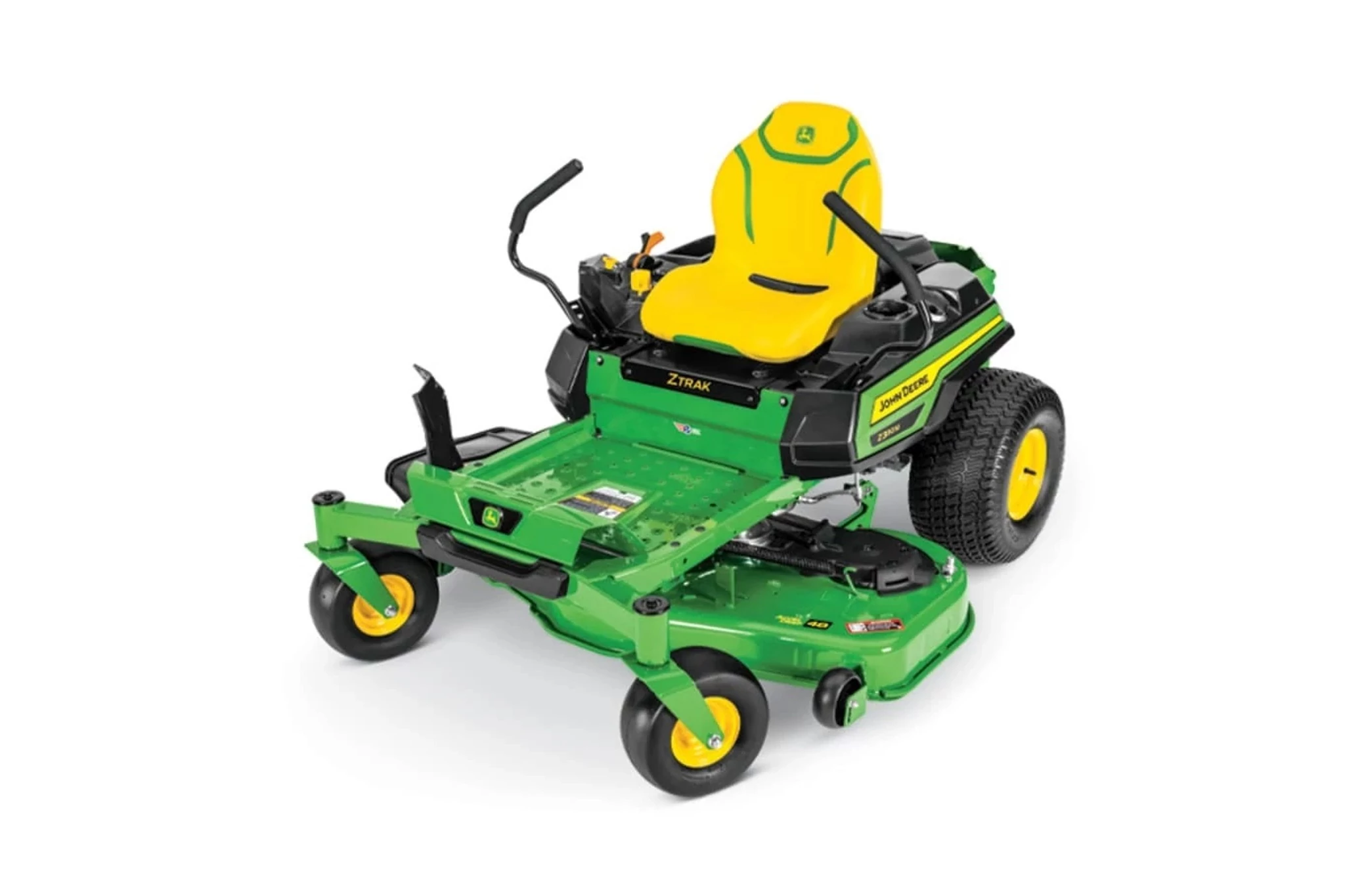 Front left studio view of a Z330M ZTrak™ Mower with 48-in. Deck