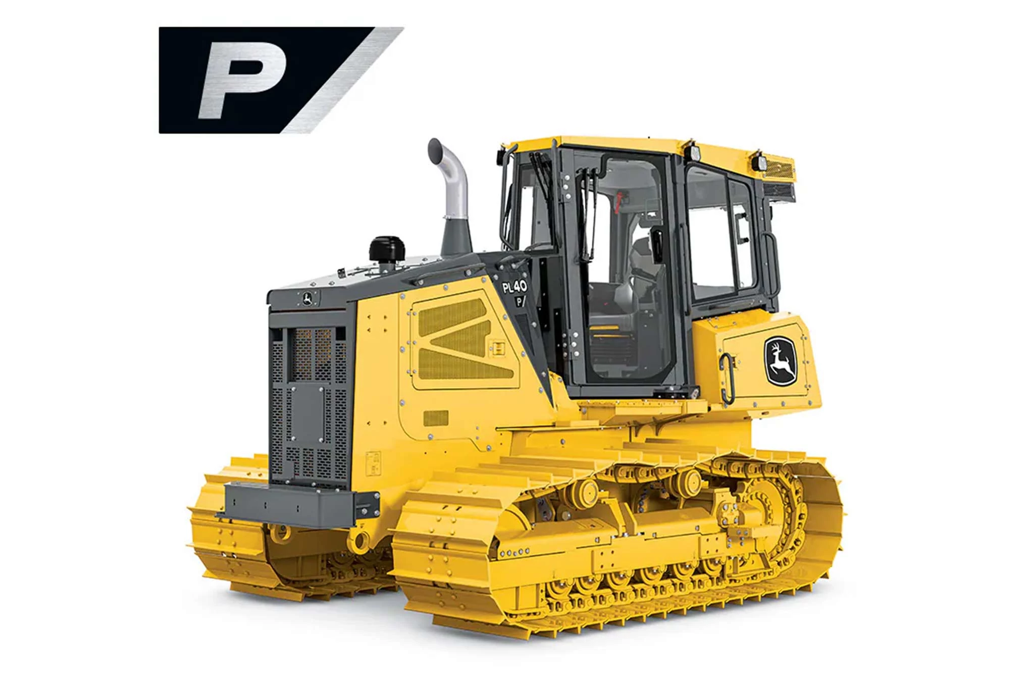 Front left studio view of a PL40 Pipelayer-Ready Crawler