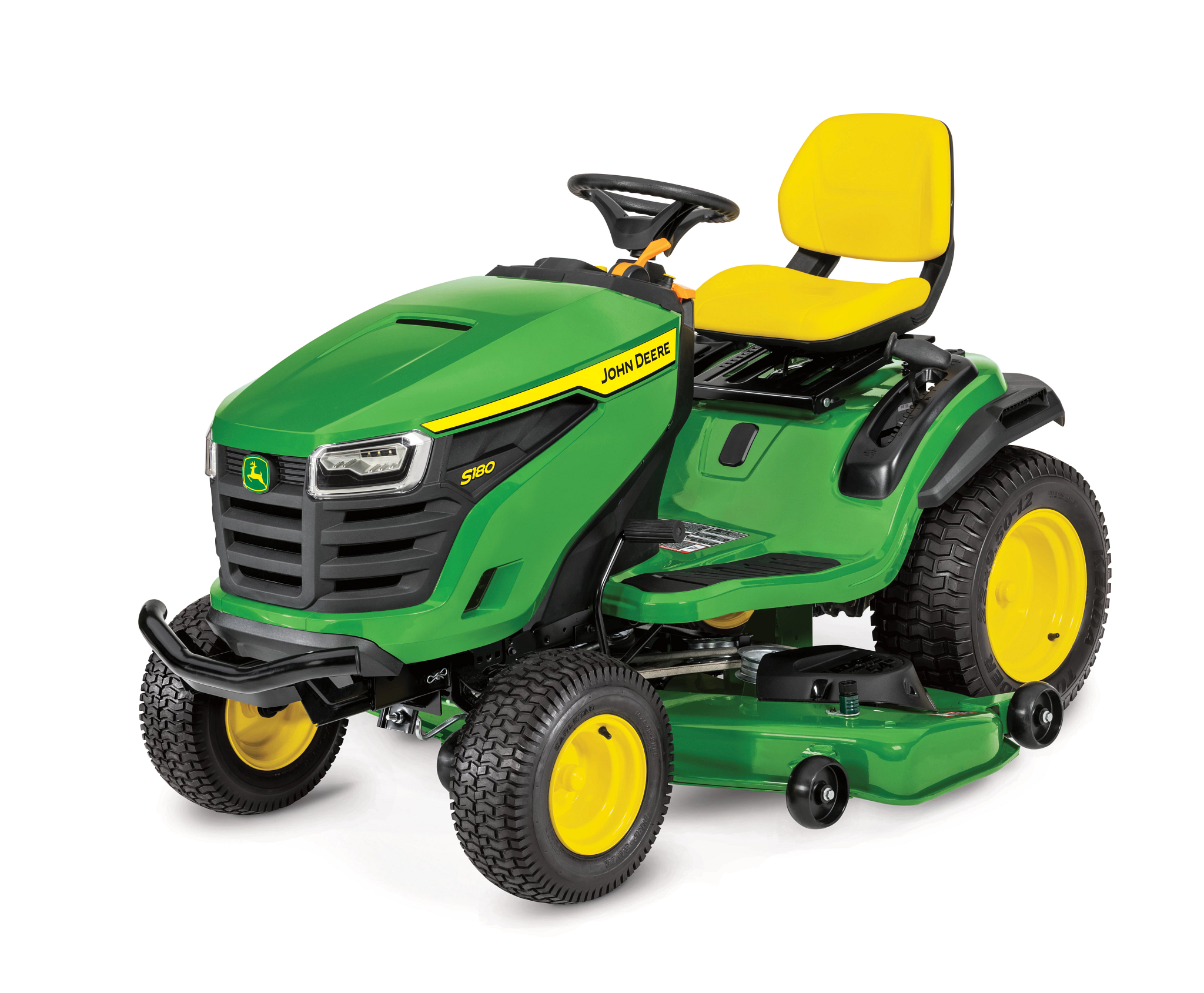 Front left studio view of an S180 Lawn Tractor