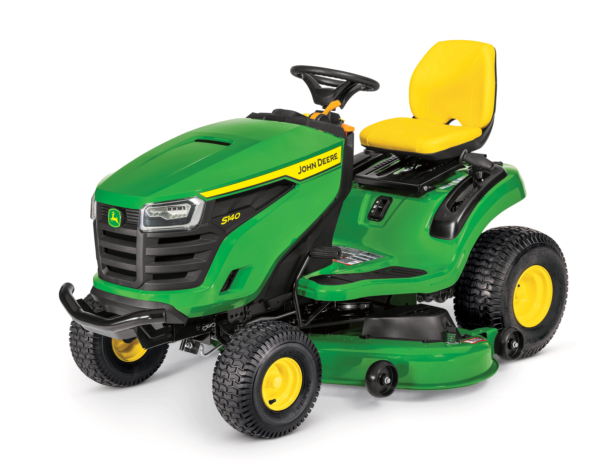 Front left studio view of an S140 Lawn Tractor