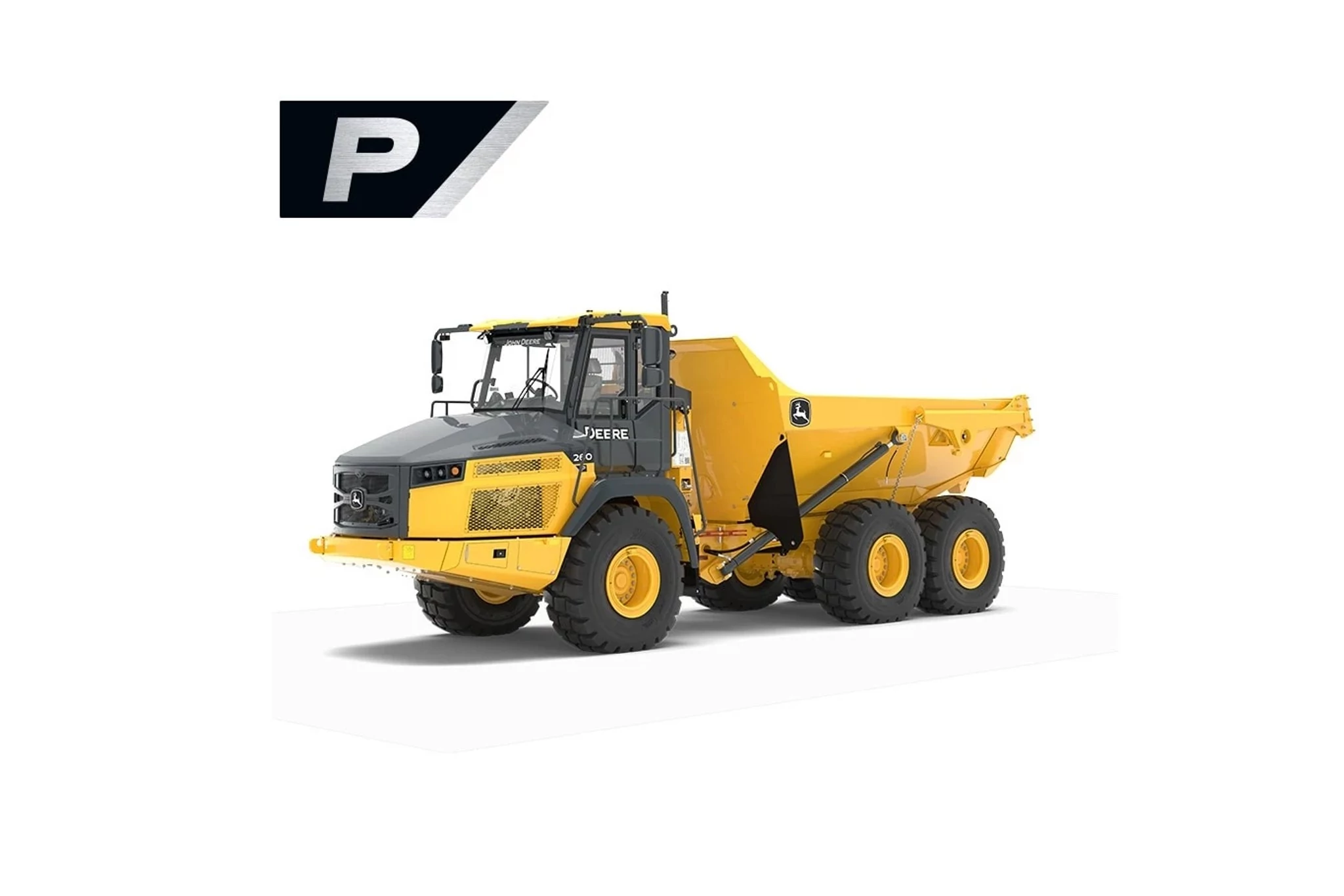 260 P-Tier Articulated Dump Truck front left angle