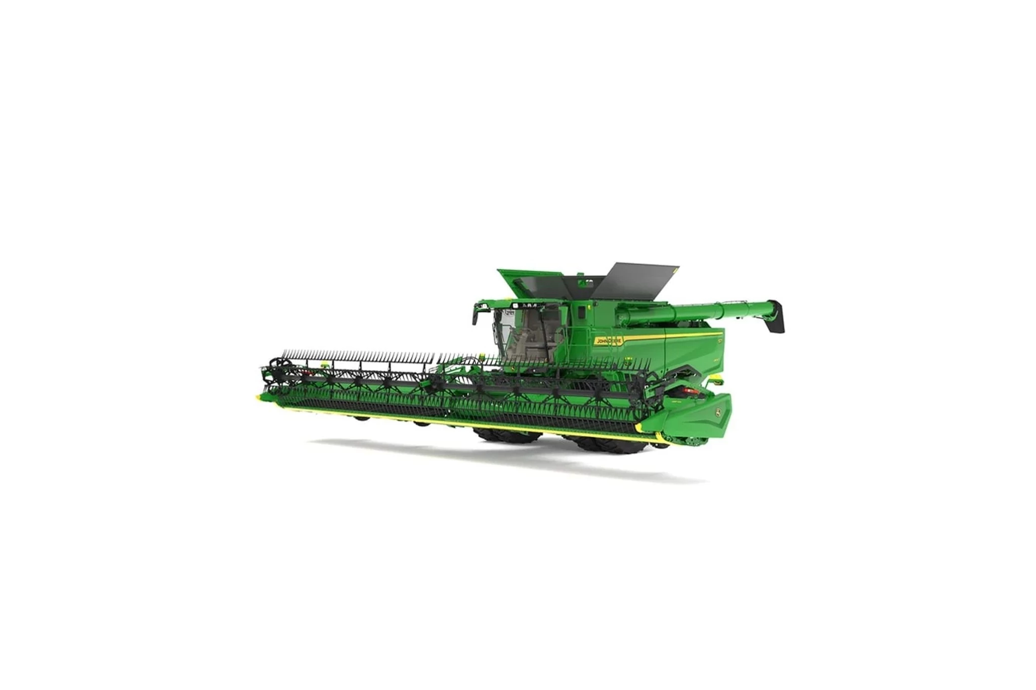 Studio image with a front left view of an S7 800 Combine