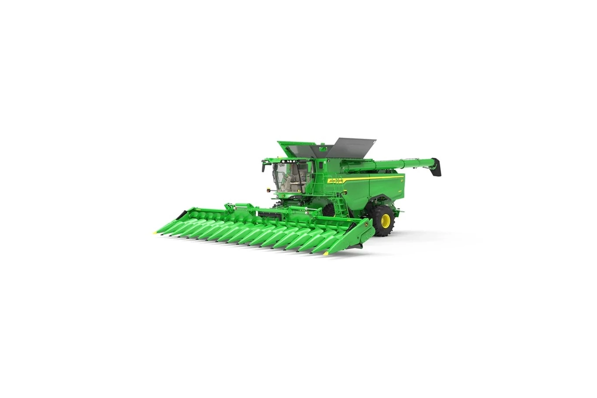 Studio image with a front left view of an S7 900 Combine
